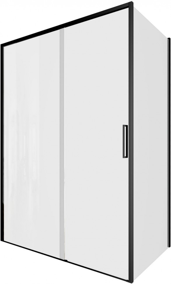 Душевой уголок Aquanet Pleasure Evo 140x80 AE65-140x80-BT профиль черный, прозрачное стекло