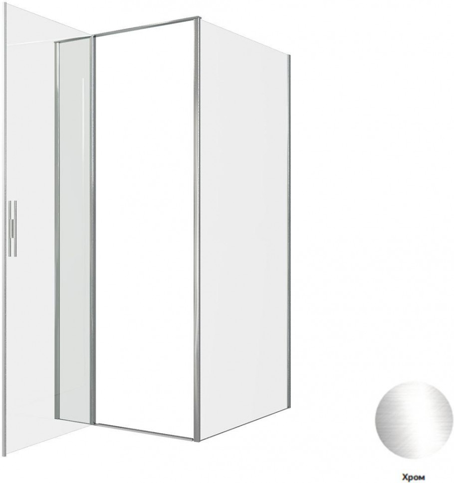 Душевой уголок Aquanet Pleasure Evo 140x80 AE65-140x80-BT профиль черный, прозрачное стекло