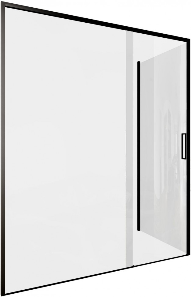 Душевой уголок Aquanet Pleasure Evo 160x80 AE65-160x80-BT профиль черный, прозрачное стекло