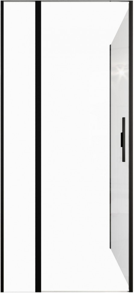 Душевой уголок Aquanet Pleasure Evo 160x80 AE65-160x80-BT профиль черный, прозрачное стекло