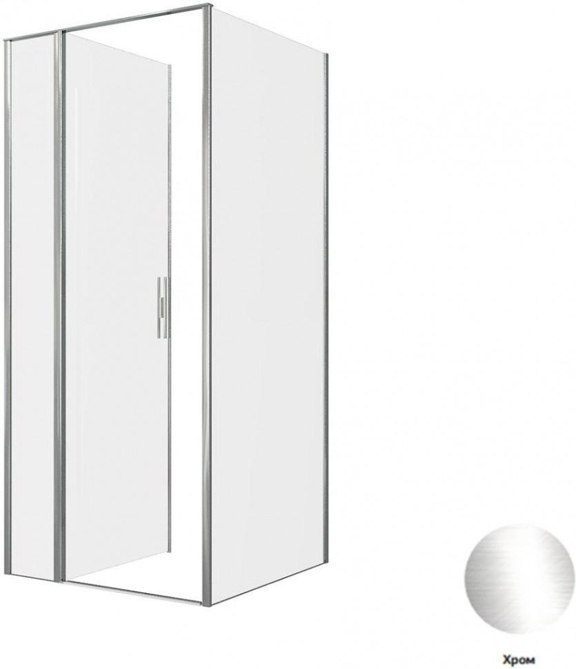 Душевой уголок Aquanet Practic AE10-Q-90x90U-CP 900x900, прозрачное, матовое стекло