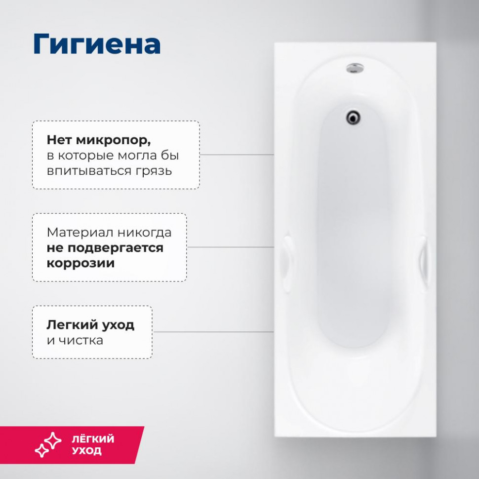 Акриловая ванна Aquanet Dali 170x70 (с каркасом)