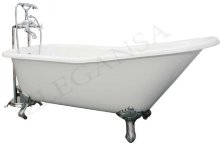 Чугунная ванна Elegansa Schale chrome 170x75