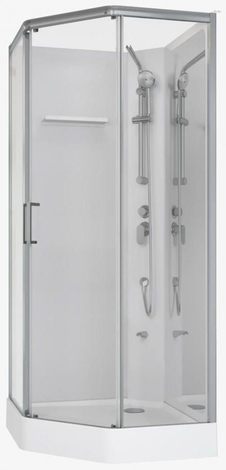 Душевая кабина Aquanet Passion P 2.0 90x90, прозрачное стекло