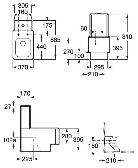 Унитаз Roca Element 342577000