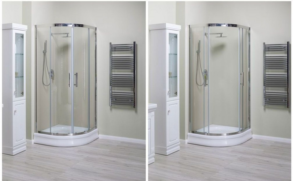 Душевой уголок Aquanet Delta NPE2142 100x100, R550, прозрачное стекло