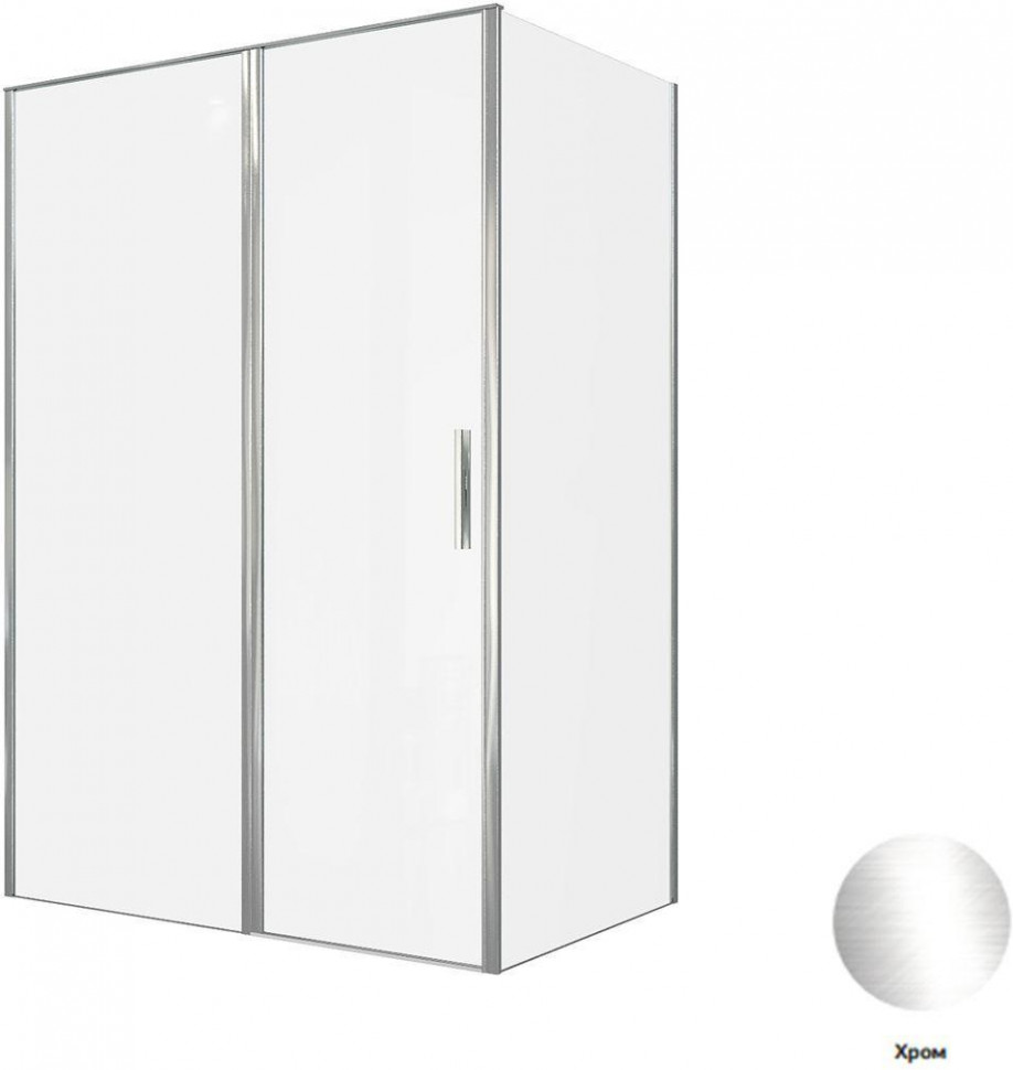 Душевой уголок Aquanet Pleasure Evo 100x80 AE65-100x80-CT профиль хром, прозрачное стекло