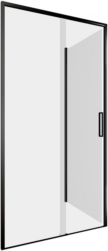 Душевой уголок Aquanet Pleasure Evo 100x90 AE65-100x90-BT профиль черный, прозрачное стекло