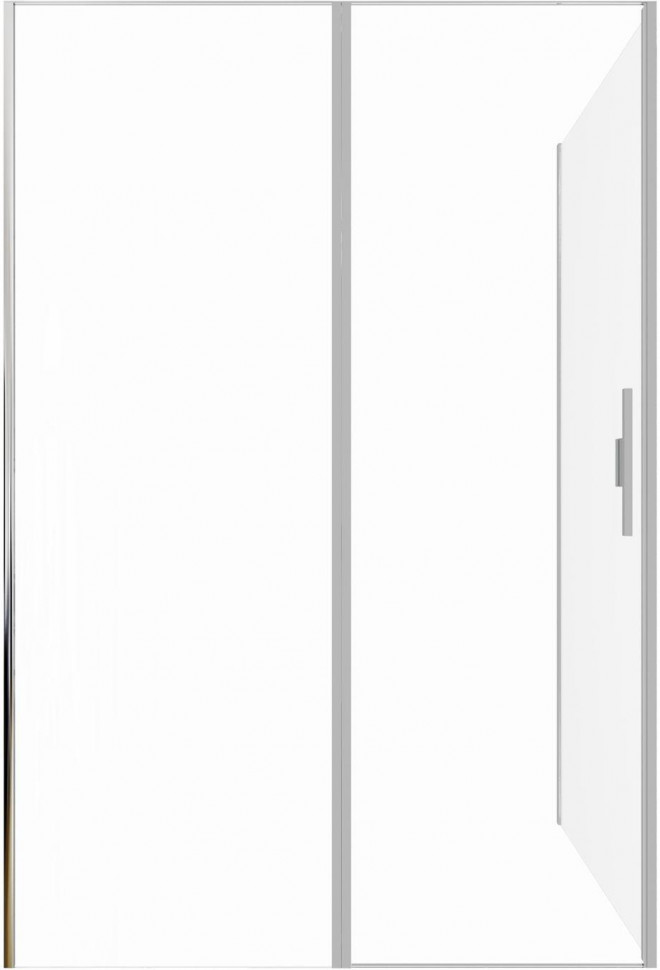 Душевой уголок Aquanet Pleasure Evo 100x90 AE65-100x90-BT профиль черный, прозрачное стекло