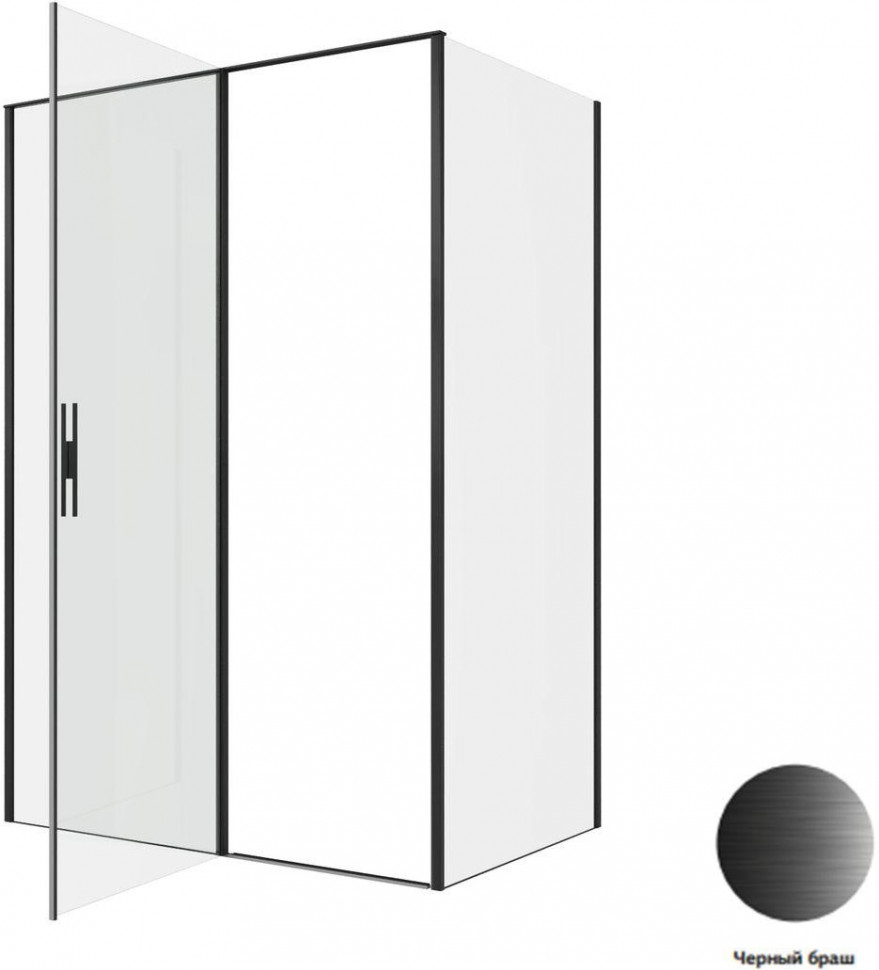 Душевой уголок Aquanet Pleasure Evo 100x90 AE65-100x90-CT профиль хром, прозрачное стекло