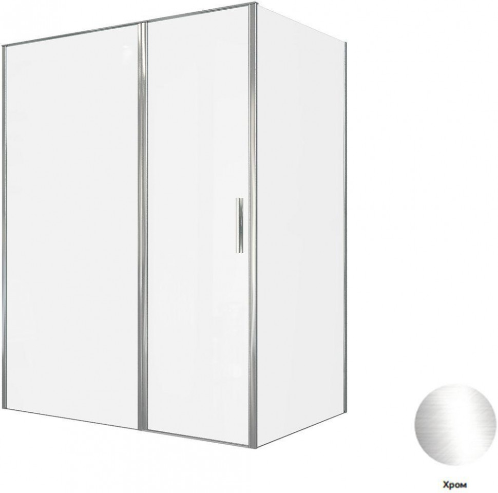 Душевой уголок Aquanet Pleasure Evo 110x80 AE65-110x80-BT профиль черный, прозрачное стекло