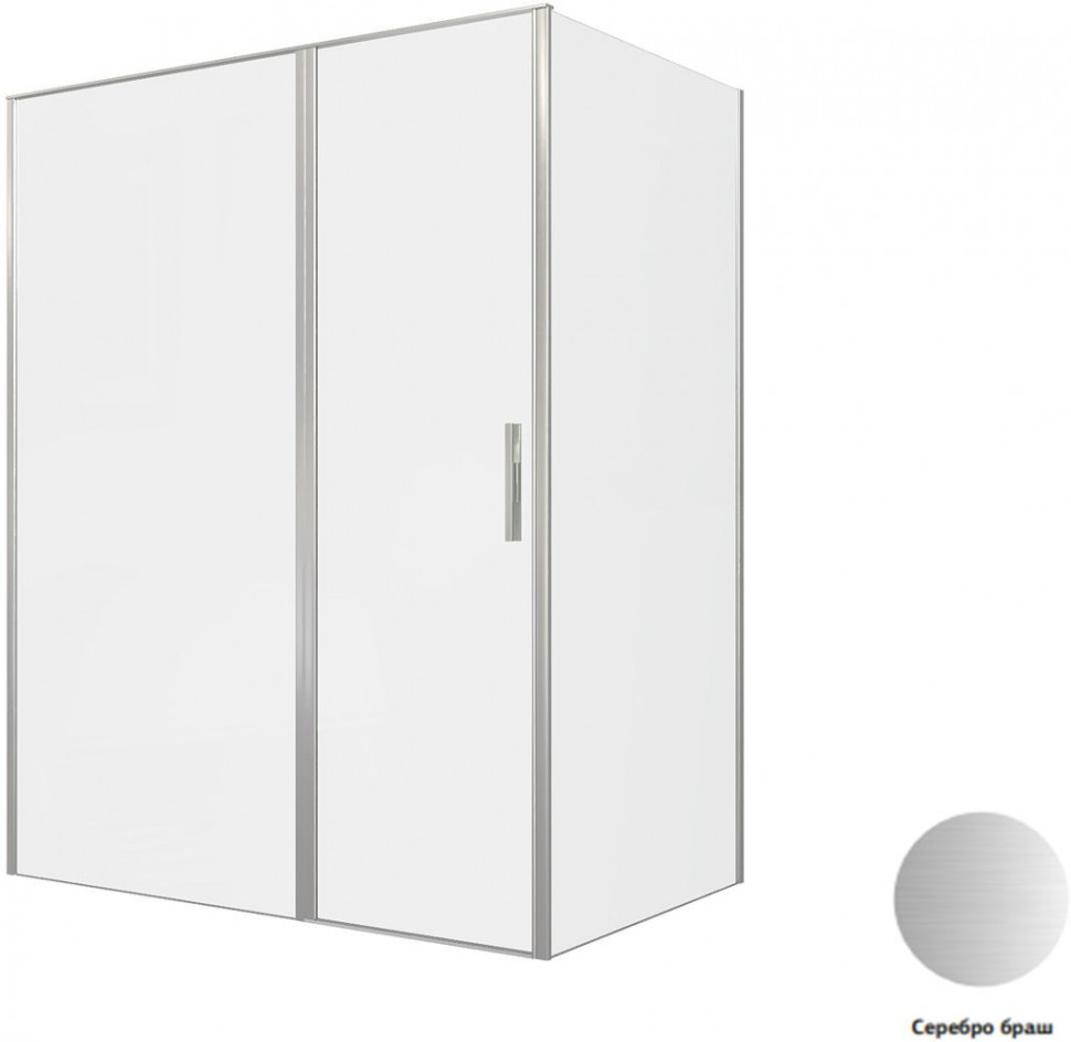 Душевой уголок Aquanet Pleasure Evo 110x80 AE65-110x80-CT профиль хром, прозрачное стекло