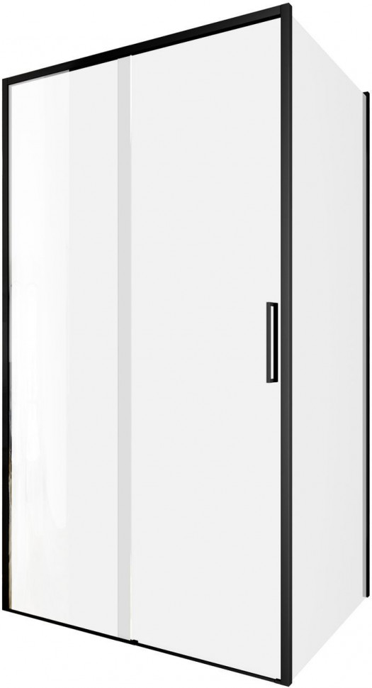 Душевой уголок Aquanet Pleasure Evo 110x90 AE65-110x90-BT профиль черный, прозрачное стекло