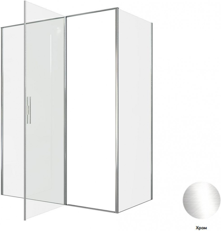 Душевой уголок Aquanet Pleasure Evo 110x90 AE65-110x90-CT профиль хром, прозрачное стекло