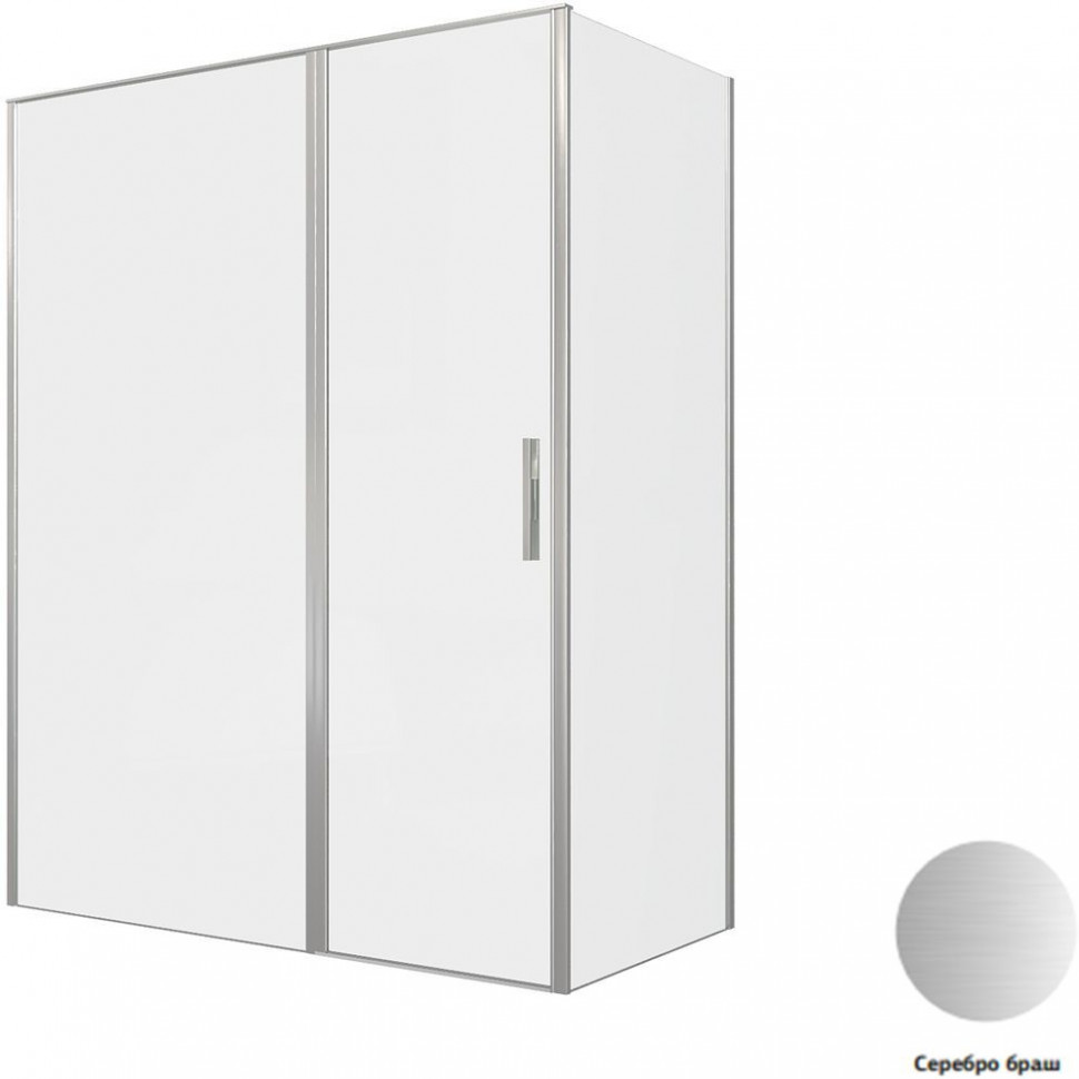 Душевой уголок Aquanet Pleasure Evo 120x80 AE65-120x80-BT профиль черный, прозрачное стекло