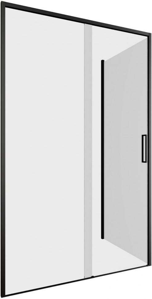 Душевой уголок Aquanet Pleasure Evo 120x90 AE65-120x90-BT профиль черный, прозрачное стекло