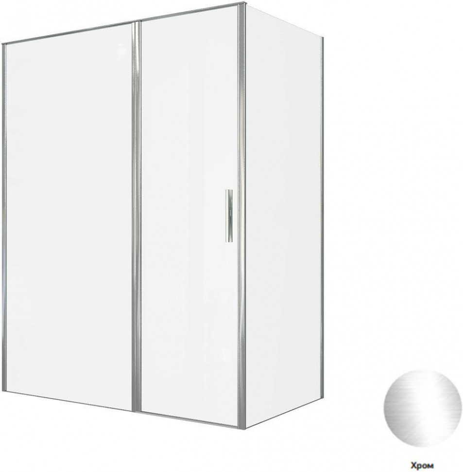 Душевой уголок Aquanet Pleasure Evo 120x90 AE65-120x90-BT профиль черный, прозрачное стекло