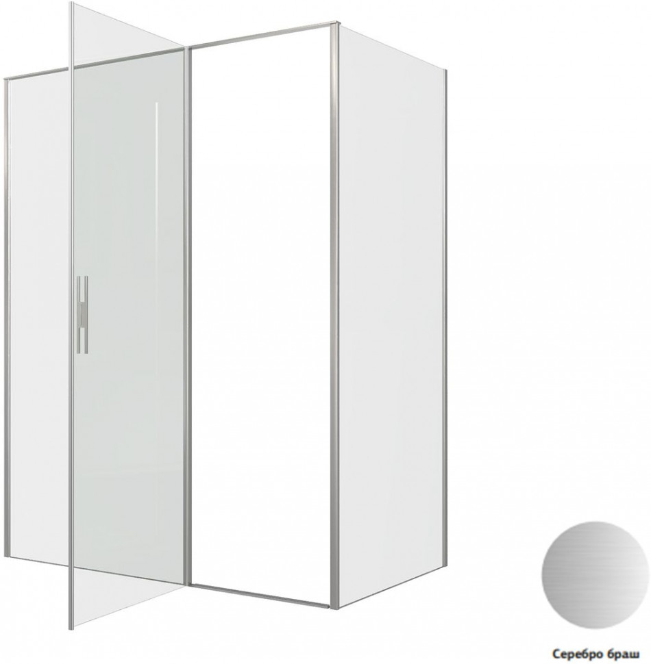 Душевой уголок Aquanet Pleasure Evo 120x90 AE65-120x90-CT профиль хром, прозрачное стекло