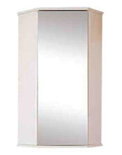 Шкаф подвесной угловой Misty Лилия 34 с зеркалом