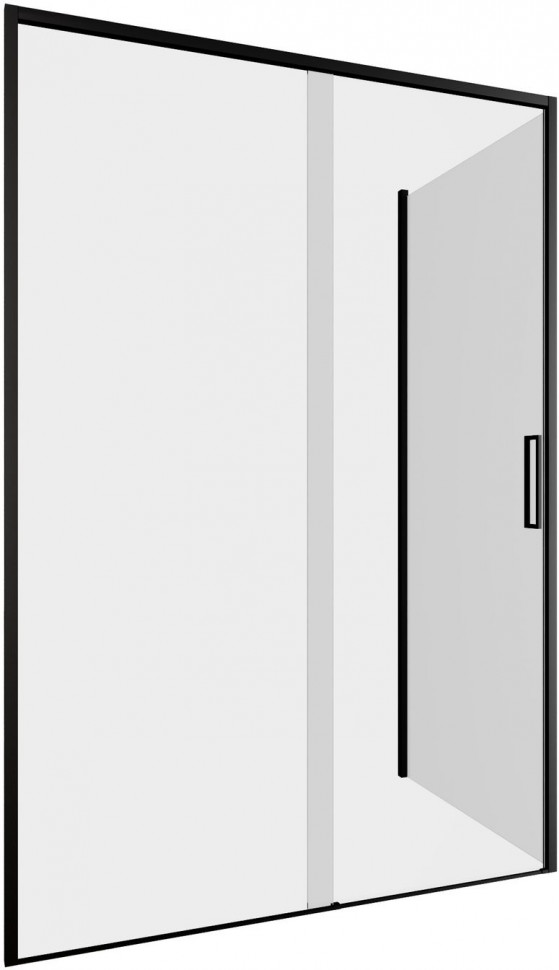 Душевой уголок Aquanet Pleasure Evo 130x90 AE65-130x90-BT профиль черный, прозрачное стекло